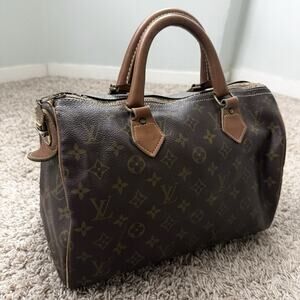 Authentic Vintage Louis Vuitton French Company Monogram Canvas Speedy Bag USA